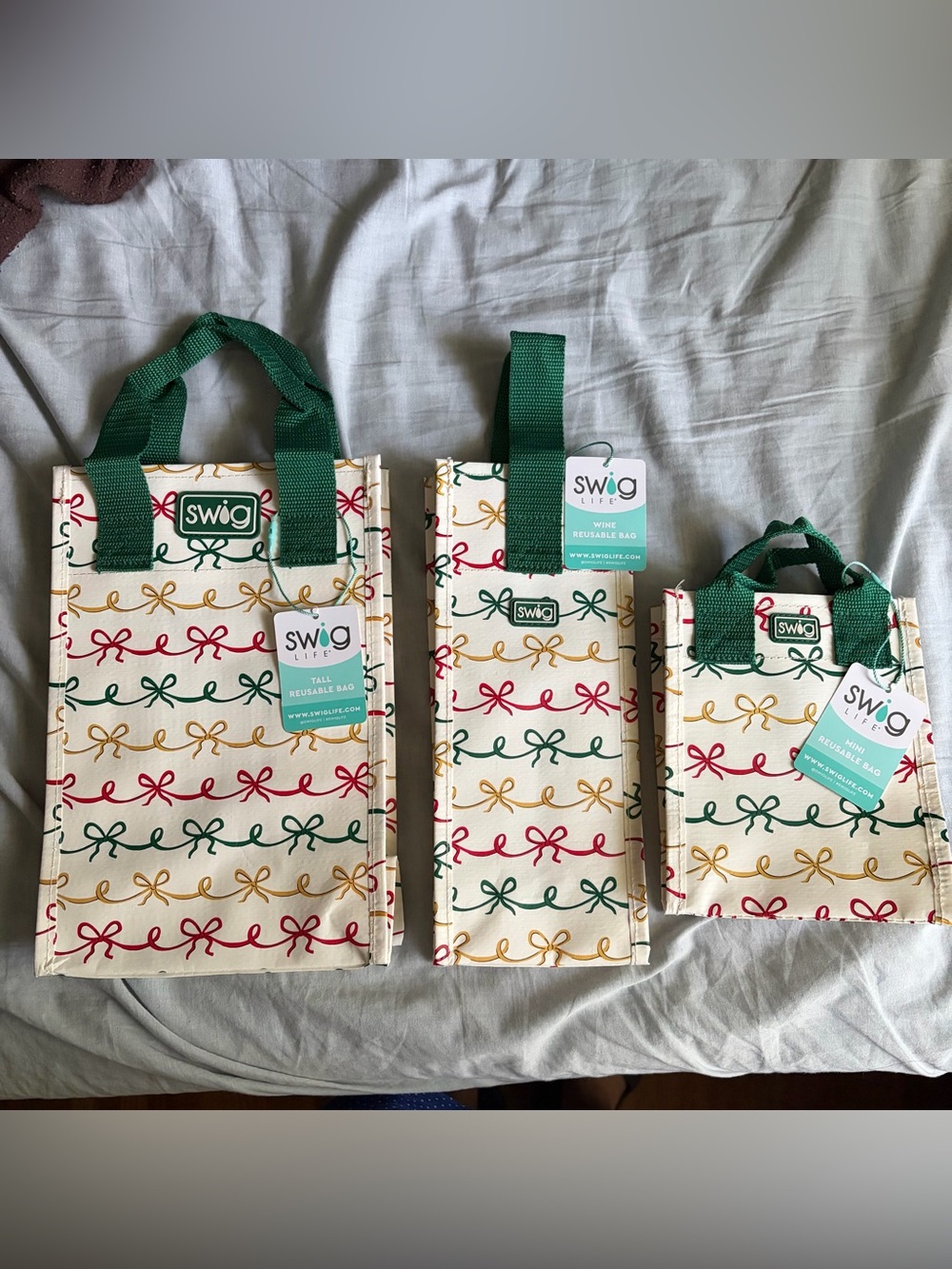 NWT! Swig Life Reusable Gift Bags 3-Pack